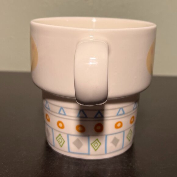 Whimsical Serene Face Ceramic coffee Tea Mug ~ Flower Pot ~ Vase - Picture 4 of 6